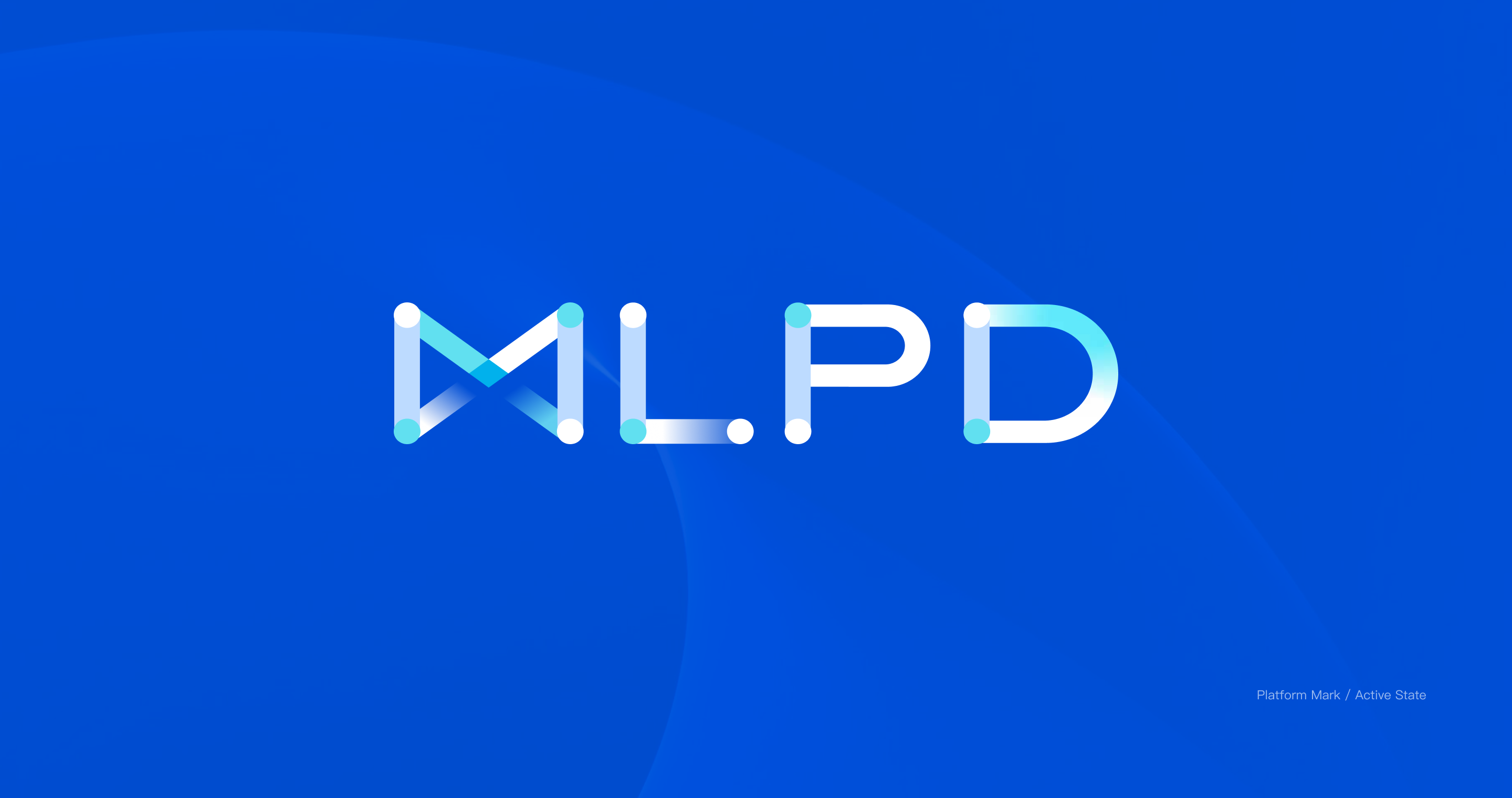 MLPD active logo on blue